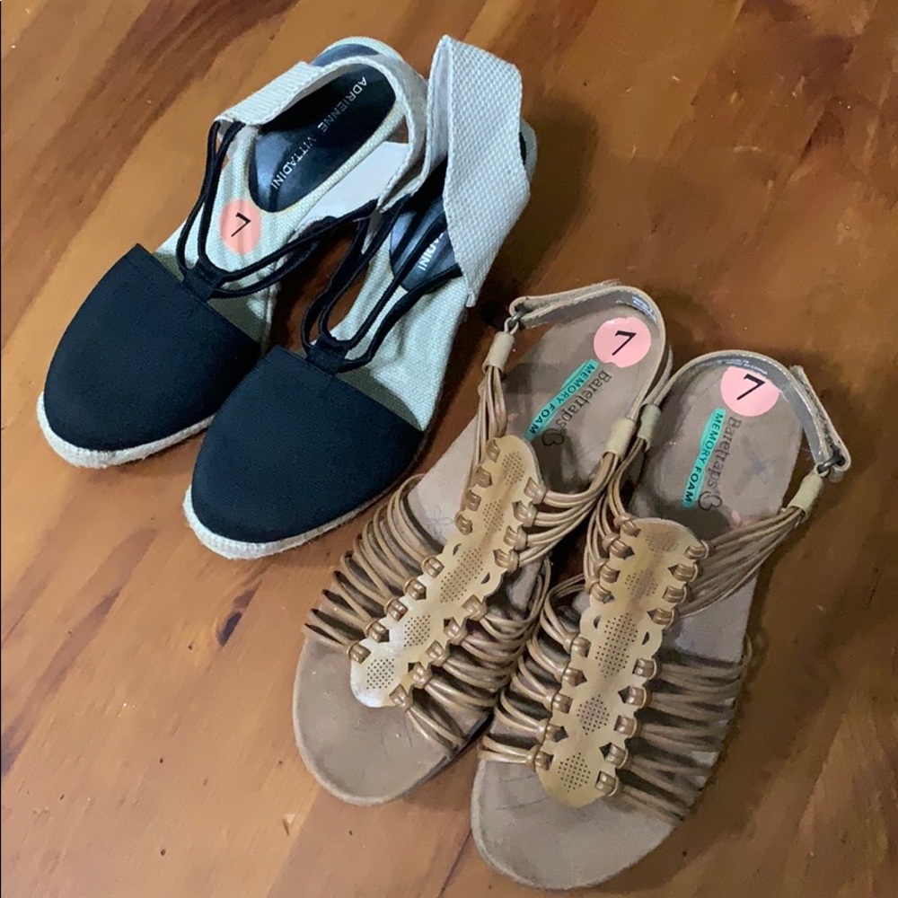Sandals and wedges